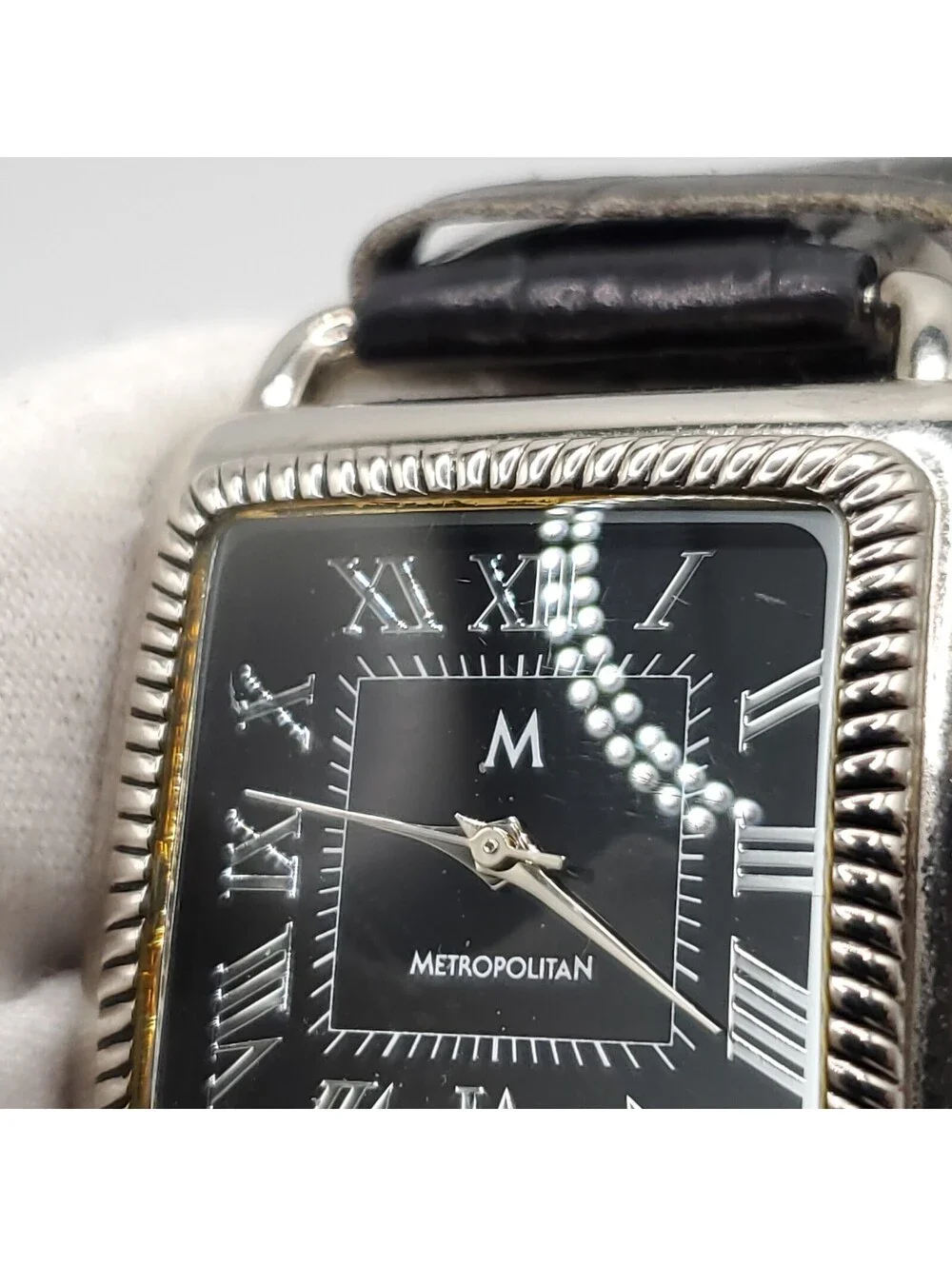 Metropolitan Quartz Watch New Battery Unisex Adults 31mm Square New Battery
